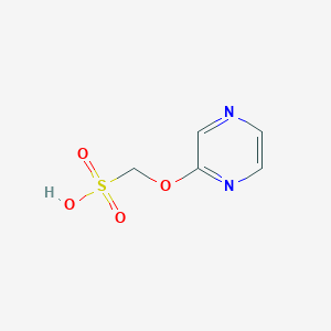 molecular formula C5H6N2O4S B13407438 Sulphomethoxypyrazine 