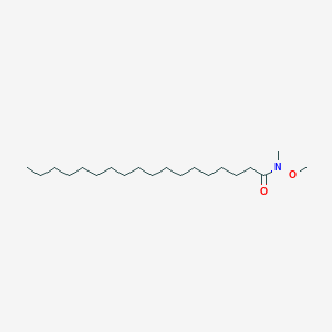 molecular formula C20H41NO2 B13407545 N-Methoxy-N-methylstearamide 