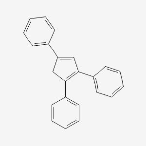molecular formula C23H18 B13407578 1,2,4-Triphenyl-1,3-cyclopentadiene CAS No. 5074-28-2