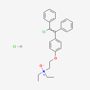 molecular formula C26H29Cl2NO2 B13407646 Clomifene N-Oxide Hydrochloride CAS No. 97986-33-9