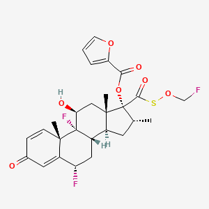 molecular formula C27H29F3O7S B13407654 Thio-oxy Fluoro Fluticasone Furoate 