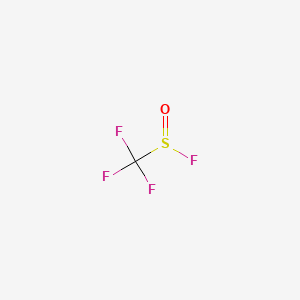 molecular formula CF4OS B13407658 Trifluoromethanesulfinyl fluoride CAS No. 812-12-4