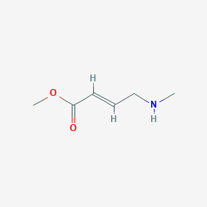 molecular formula C6H11NO2 B13407664 methyl (2E)-4-(methylamino)but-2-enoate 