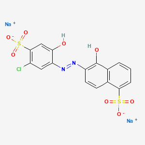 molecular formula C16H9ClN2Na2O8S2 B13407730 Mordant Blue 9 
