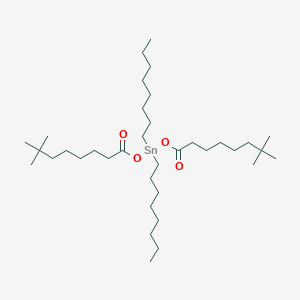 molecular formula C36H72O4Sn B13407814 Dioctylstannanediyl bis(7,7-dimethyloctanoate) 