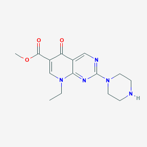 molecular formula C15H19N5O3 B13407820 Pipemidic Acid Methyl Ester 