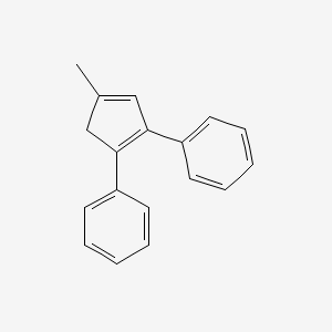molecular formula C18H16 B13407831 1,2-Diphenyl-4-methylcyclopentadiene CAS No. 24105-41-7