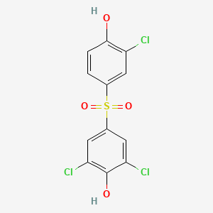 molecular formula C12H7Cl3O4S B13407877 Trichloro Bisphenol S 