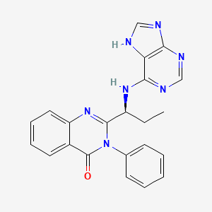 molecular formula C22H19N7O B13407894 Desfluoro Idelalisib 