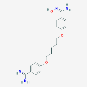 molecular formula C₁₉H₂₄N₄O₃ B134079 Pentamidine Amidoxime CAS No. 130349-07-4