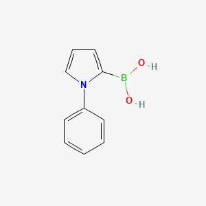 molecular formula C10H10BNO2 B13407913 (1-Phenyl-1H-pyrrol-2-YL)boronic acid 