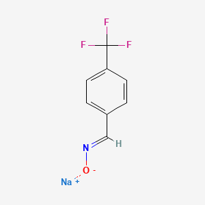 molecular formula C8H5F3NNaO B13407989 p-Trifluoromethyl benzaldoxime sodium salt CAS No. 73664-63-8
