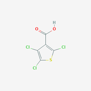 molecular formula C5HCl3O2S B13407998 Trichlorothiophene-3-carboxylicacid 