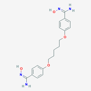 molecular formula C19H24N4O4 B134080 Pentamidine Diamidoxime CAS No. 101689-95-6