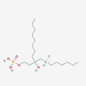 molecular formula C19H40O5PTi- B13408016 Isopropyl tri(dioctylphosphate)titanate 