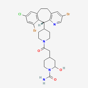 molecular formula C27H31Br2ClN4O3 B13408017 Lonafarnib metabolite A CAS No. 817202-01-0