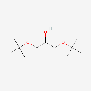 molecular formula C11H24O3 B13408040 2-Propanol, 1,3-bis(1,1-dimethylethoxy)- CAS No. 79808-30-3