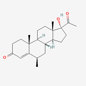 molecular formula C22H32O3 B13408171 6beta-Medroxyprogesterone 