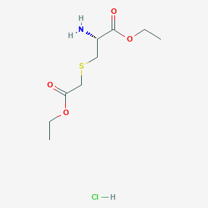 molecular formula C9H18ClNO4S B13408232 Carbocisteine Diethyl Ester Hydrochloride 