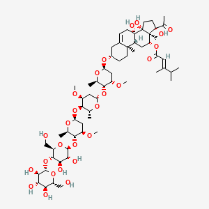 molecular formula C61H98O26 B13408245 Wallicoside 