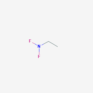 molecular formula C2H5F2N B13408284 Ethanamine, N,N-difluoro- CAS No. 758-18-9
