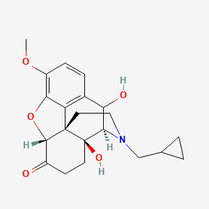 molecular formula C21H25NO5 B13408300 10-Hydroxy Naltrexone Methyl Ether 