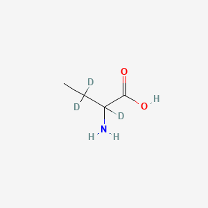 molecular formula C4H9NO2 B13408356 L-Aminobutyric-2,3,3-d3 Acid 