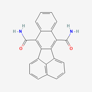 molecular formula C22H14N2O2 B13408504 Benzo[k]fluoranthene-7,12-dicarboxamide 
