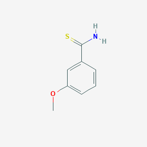 molecular formula C8H9NOS B134086 3-Methoxythiobenzamide CAS No. 64559-06-4