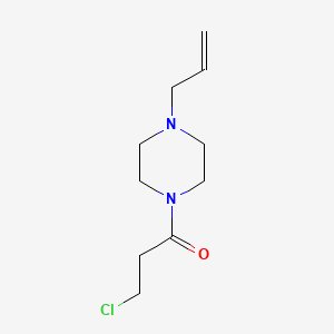 molecular formula C10H17ClN2O B13408620 1-(4-Allylpiperazin-1-yl)-3-chloropropan-1-one 