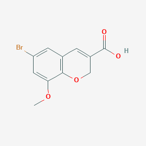 6-bromo-8-methoxy-2H-chromene-3-carboxylic acid