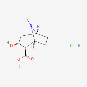 molecular formula C10H18ClNO3 B13408696 Alloecgonine Methyl Ester Hydrochloride 
