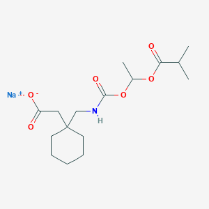 molecular formula C16H26NNaO6 B13408735 Gabapentin Enacarbil Sodium Salt 