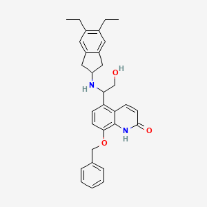 molecular formula C31H34N2O3 B13408740 Indacaterol Impurity A 
