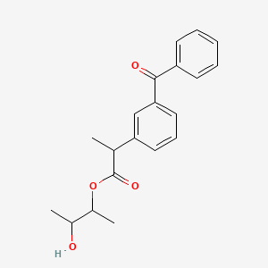 molecular formula C20H22O4 B13408756 Ketoprofen 2,3-Butylene Glycol Ester 