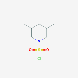 molecular formula C7H14ClNO2S B1340876 3,5-Dimethylpiperidine-1-sulfonyl chloride CAS No. 923249-49-4