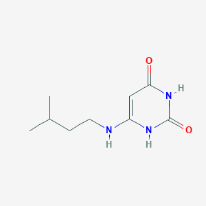 molecular formula C9H15N3O2 B13408789 6-(isopentylamino)pyrimidine-2,4(1H,3H)-dione 