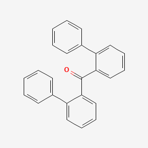 molecular formula C25H18O B13408812 Methanone, bis((1,1'-biphenyl)yl)- CAS No. 72776-75-1