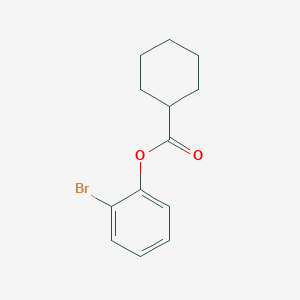 molecular formula C13H15BrO2 B13408879 2-Bromophenyl cyclohexanecarboxylate CAS No. 81066-11-7