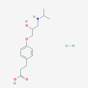 molecular formula C15H24ClNO4 B13408885 Esmolol acid hydrochloride CAS No. 83356-60-9