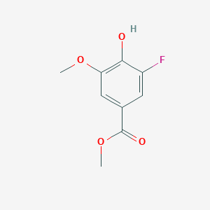 molecular formula C9H9FO4 B13408899 Methyl 3-fluoro-4-hydroxy-5-methoxybenzoate 