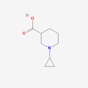 molecular formula C9H15NO2 B13408904 1-Cyclopropylpiperidine-3-carboxylic acid CAS No. 939757-41-2