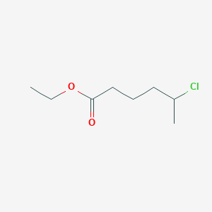 molecular formula C8H15ClO2 B13408932 Ethyl 5-chlorohexanoate 