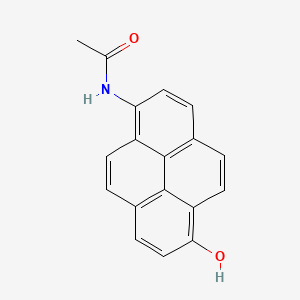molecular formula C18H13NO2 B13409034 1-Acetamidopyren-6-ol CAS No. 91598-91-3