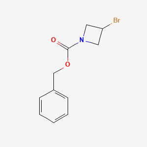 molecular formula C11H12BrNO2 B1340905 Benzyl 3-bromoazetidine-1-carboxylate CAS No. 939759-25-8