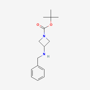 molecular formula C15H22N2O2 B1340908 Tert-butyl 3-(benzylamino)azetidine-1-carboxylate CAS No. 939760-33-5