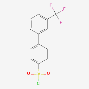 molecular formula C13H8ClF3O2S B1340909 3'-(Trifluoromethyl)biphenyl-4-sulfonyl chloride CAS No. 885267-96-9