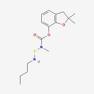 molecular formula C16H24N2O3S B13409113 Carbofuran N-Butylthiohydroxylamine 