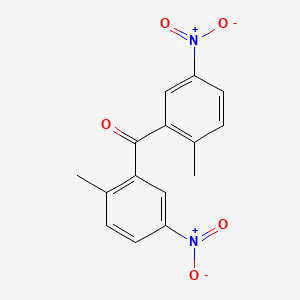 molecular formula C15H12N2O5 B13409146 Bis(2-methyl-5-nitrophenyl)methanone 