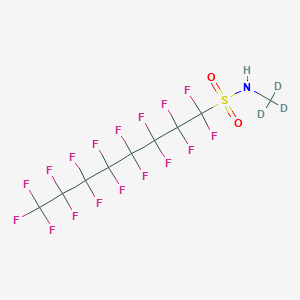 molecular formula C9H4F17NO2S B13409214 N-Methylperfluorooctanesulfonamide-d3 CAS No. 936109-37-4
